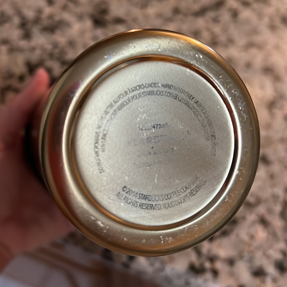 Starbucks gold tumbler - Picture 4 of 5